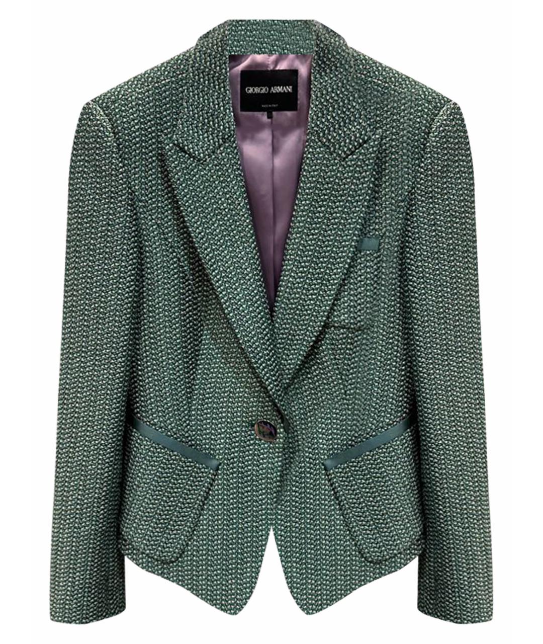 GIORGIO ARMANI Зеленый жакет/пиджак, фото 1