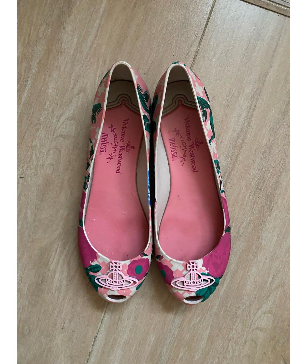 VIVIENNE WESTWOOD Мульти резиновые балетки, фото 2