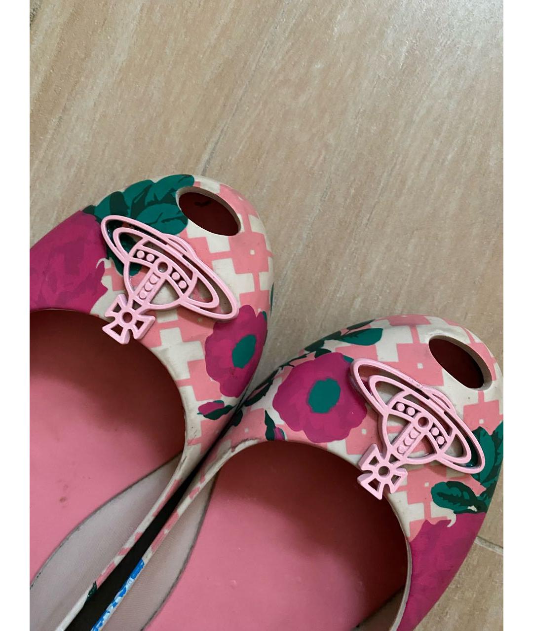 VIVIENNE WESTWOOD Мульти резиновые балетки, фото 3