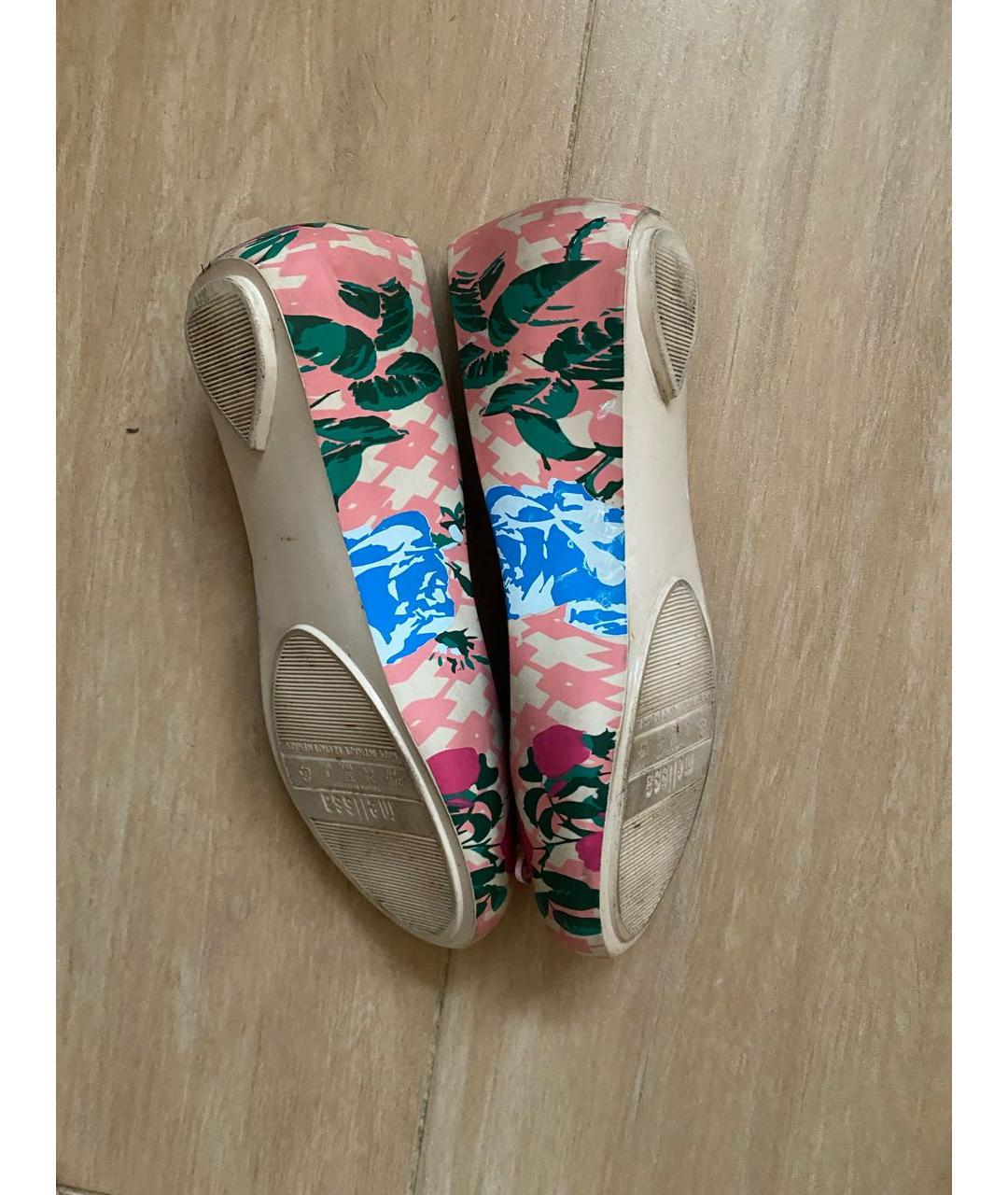 VIVIENNE WESTWOOD Мульти резиновые балетки, фото 4
