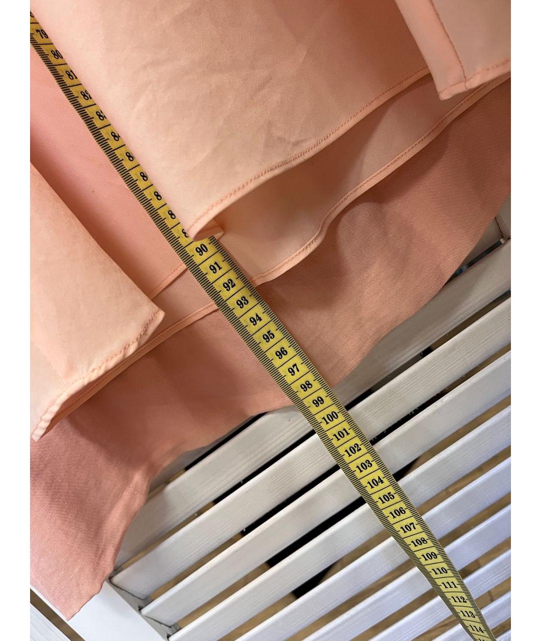 TOMMY HILFIGER Коралловое вискозное повседневное платье, фото 5