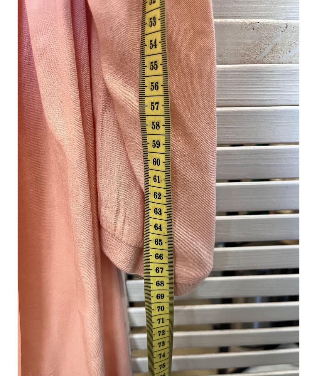 TOMMY HILFIGER Коралловое вискозное повседневное платье, фото 6