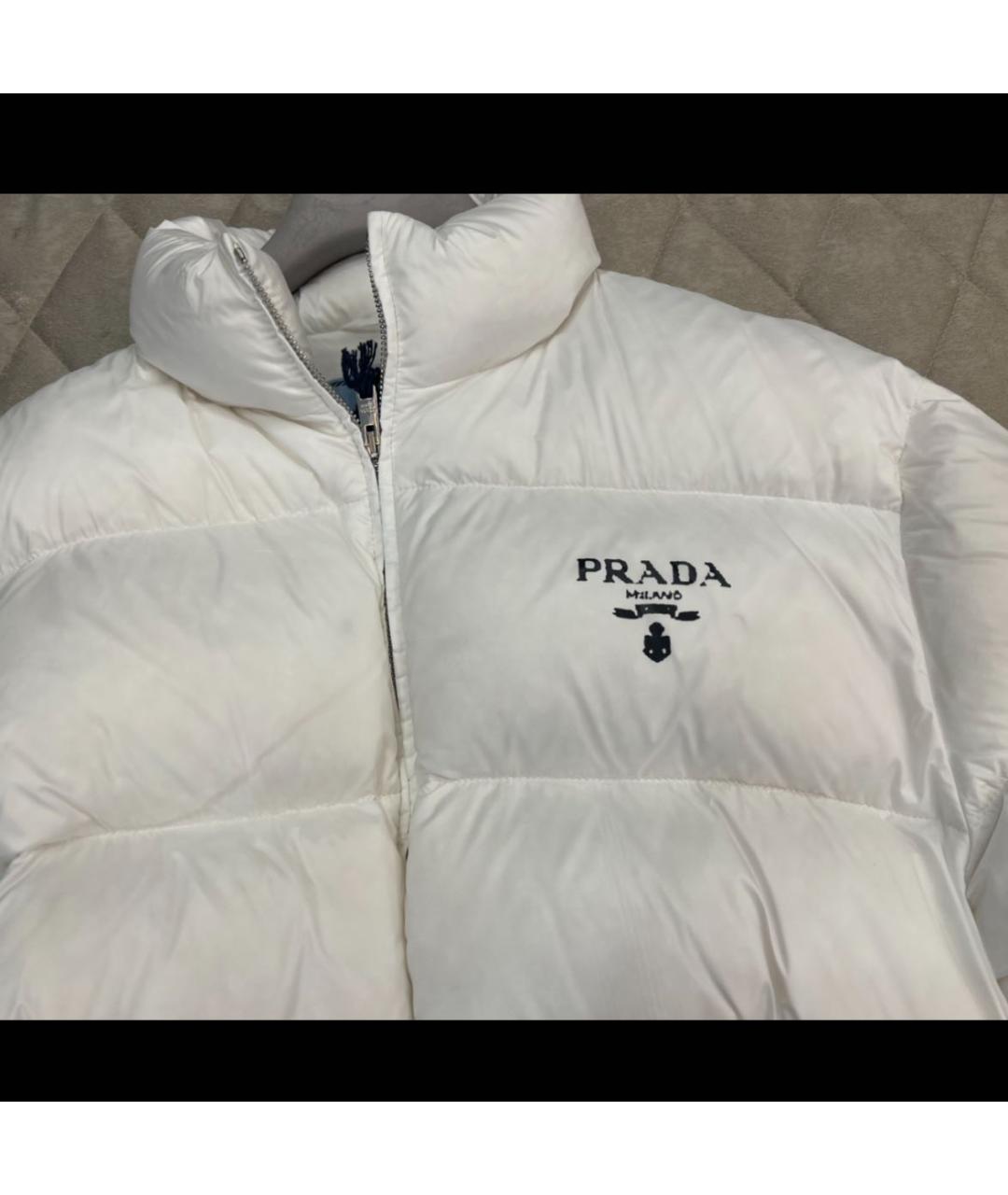 PRADA Белый пуховик, фото 5