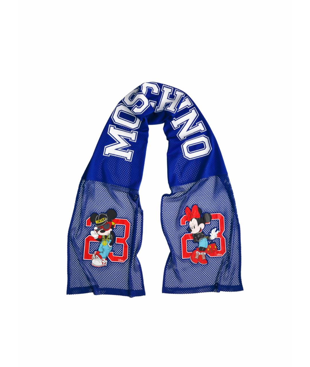 MOSCHINO Синий шарф, фото 1