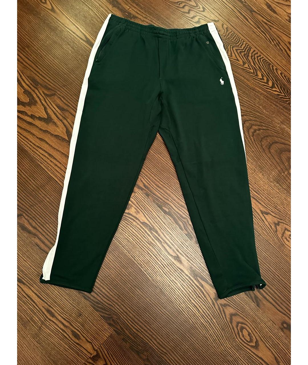 POLO RALPH LAUREN Зеленый хлопковый спортивный костюм, фото 6
