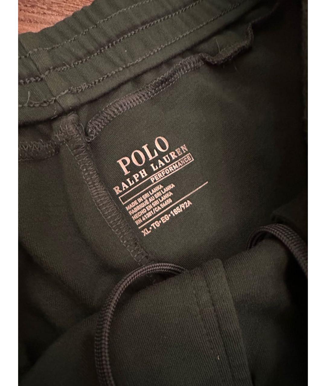 POLO RALPH LAUREN Зеленый хлопковый спортивный костюм, фото 7