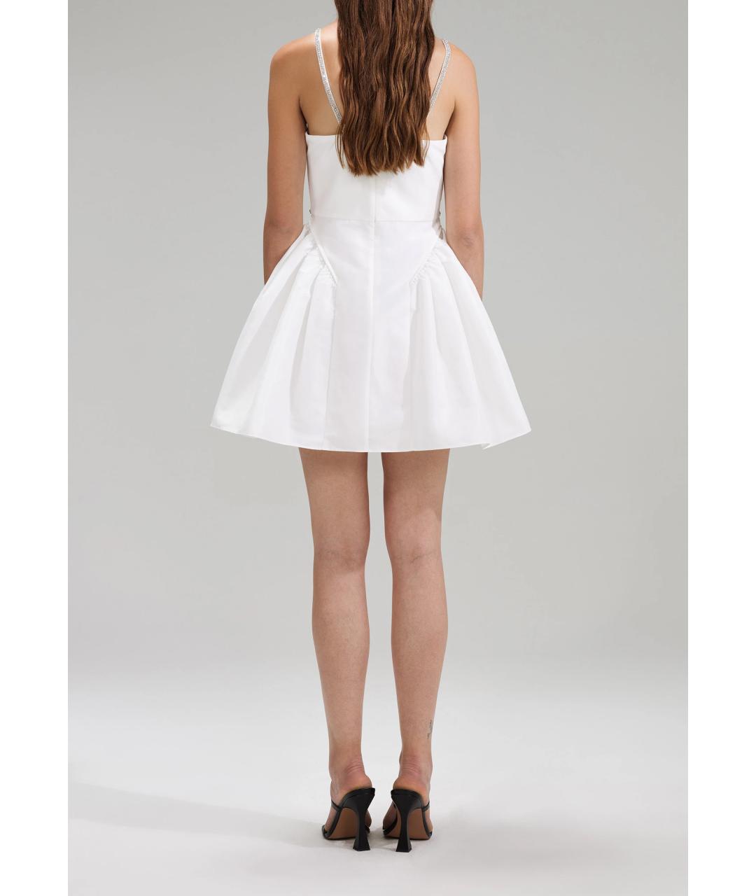 SELF-PORTRAIT Белое коктейльное платье, фото 3