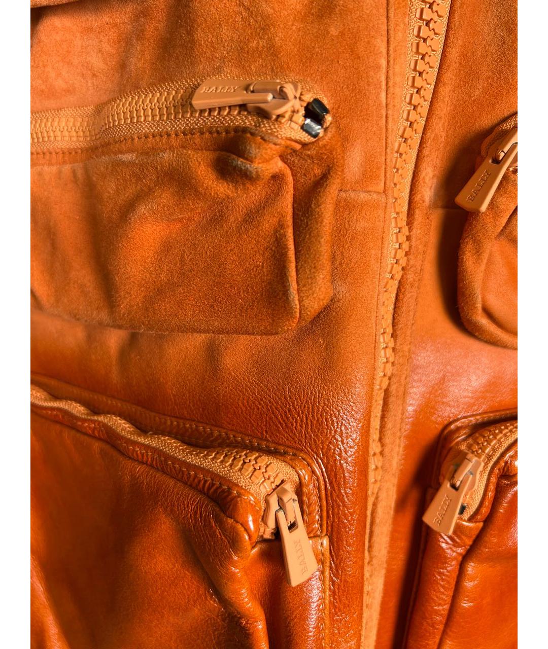 BALLY Оранжевая куртка, фото 6