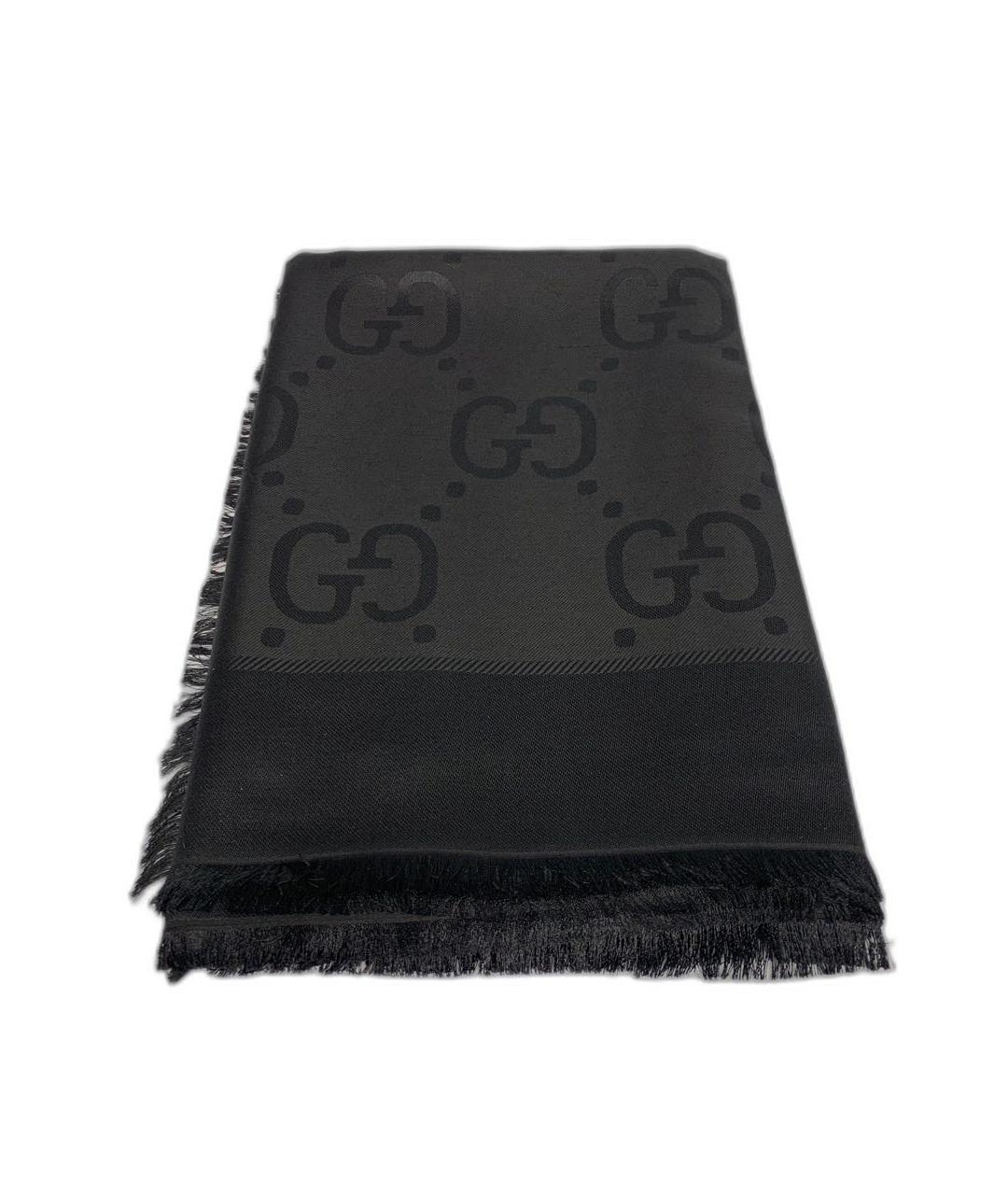 GUCCI Черный платок, фото 1