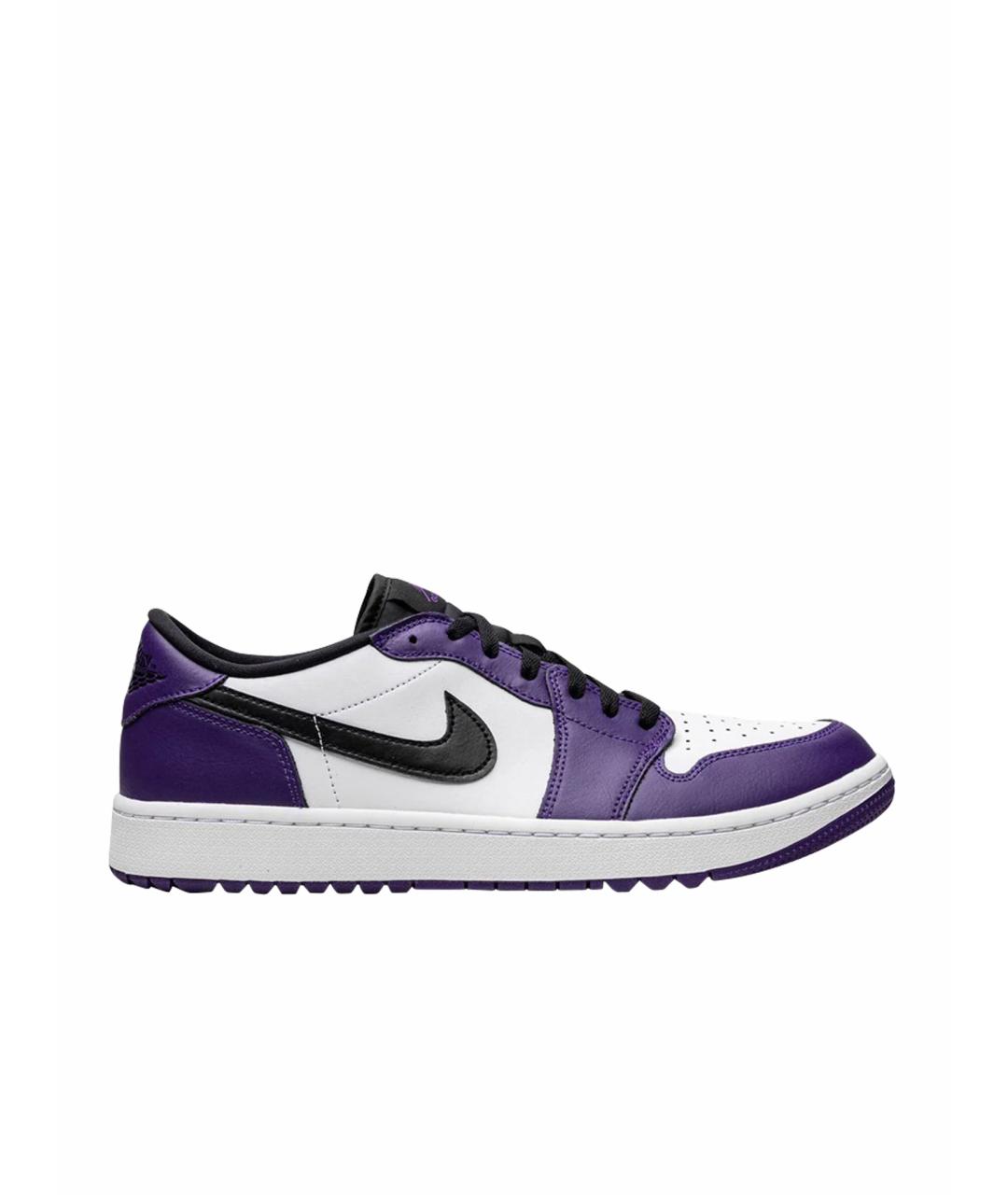 JORDAN Фиолетовые кожаные кроссовки, фото 1