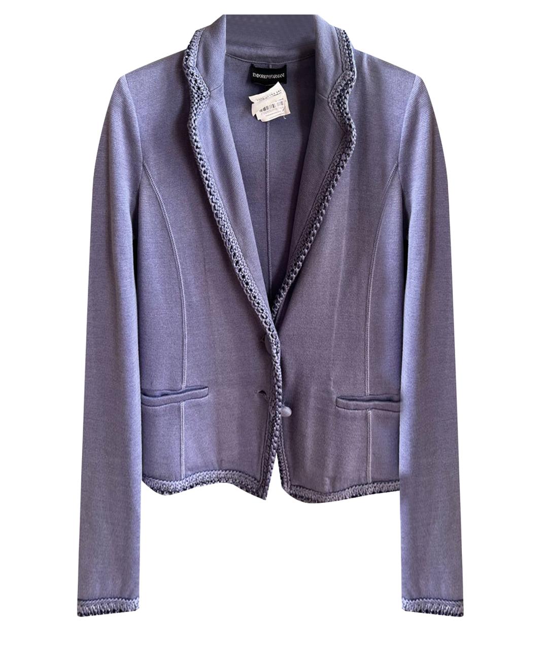 EMPORIO ARMANI Фиолетовый жакет/пиджак, фото 1