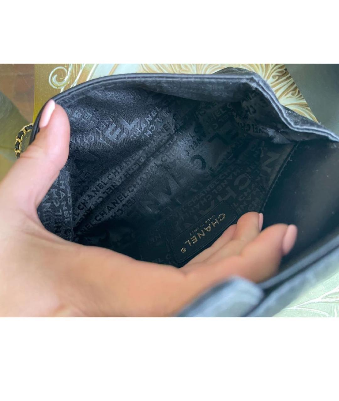 CHANEL PRE-OWNED Черная сумка через плечо, фото 8