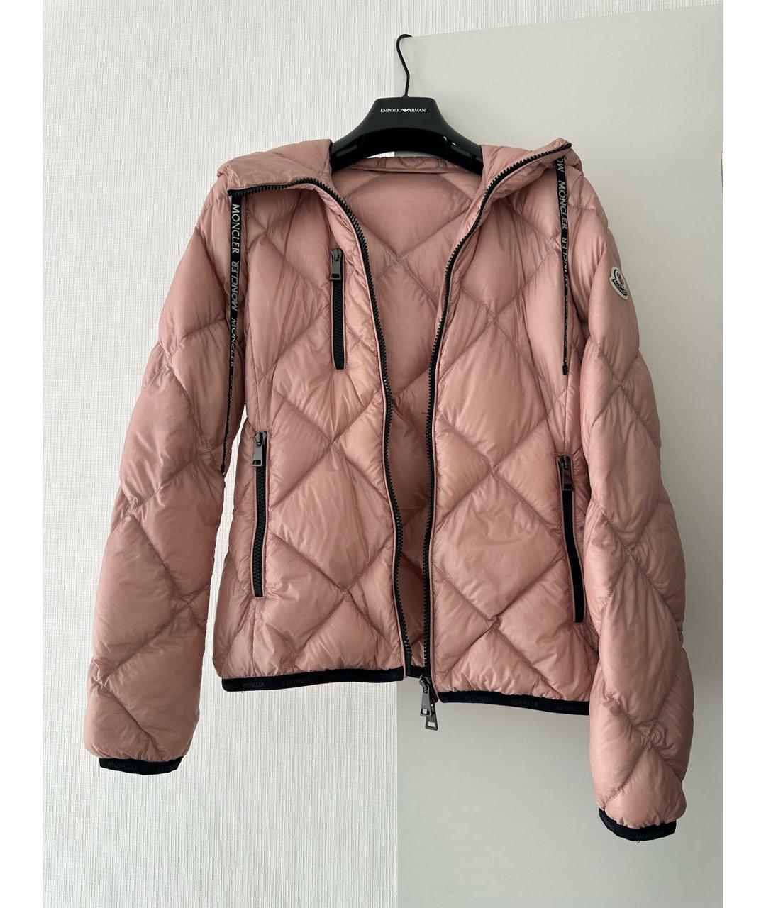 MONCLER Розовая куртка, фото 3