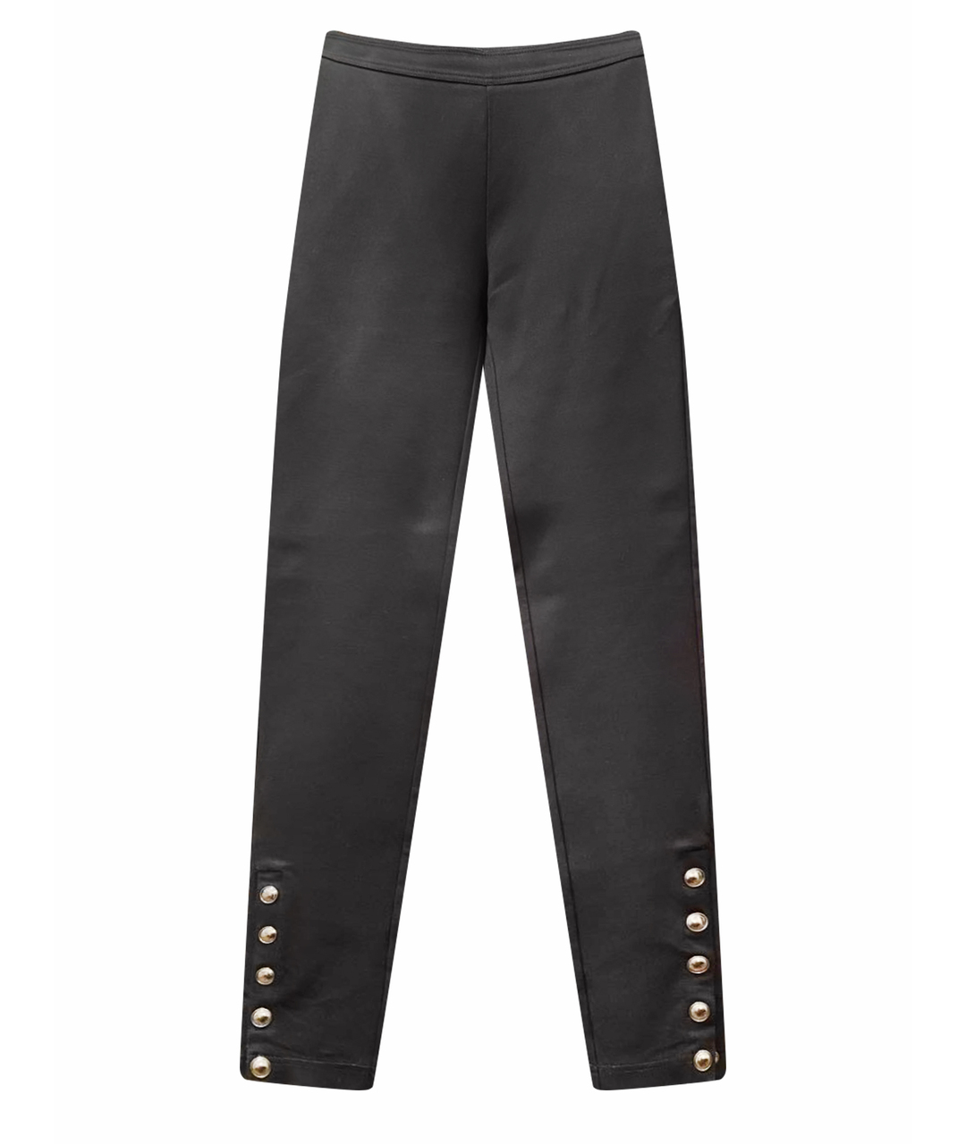 BURBERRY Черные вискозные брюки узкие, фото 1