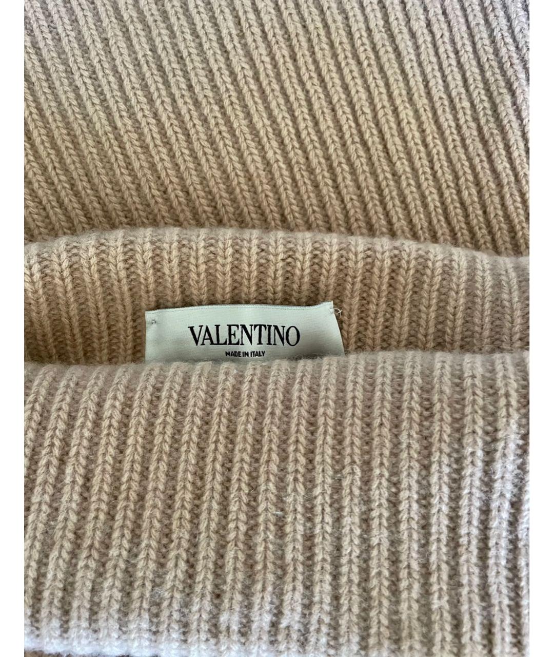 VALENTINO Розовое шерстяное повседневное платье, фото 2