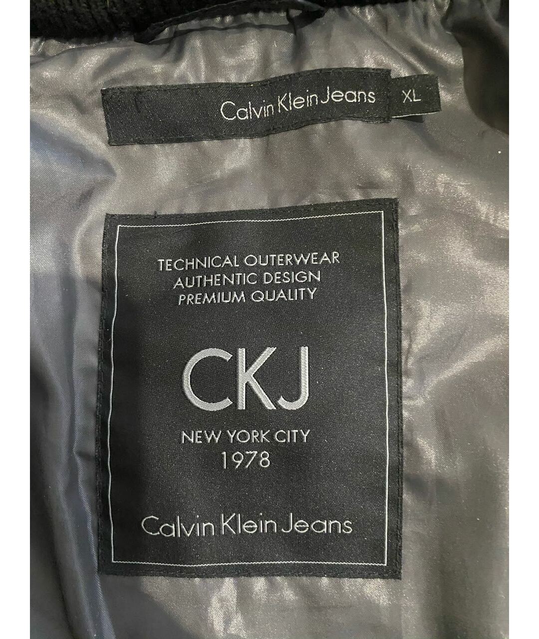 CALVIN KLEIN JEANS Черная куртка, фото 3