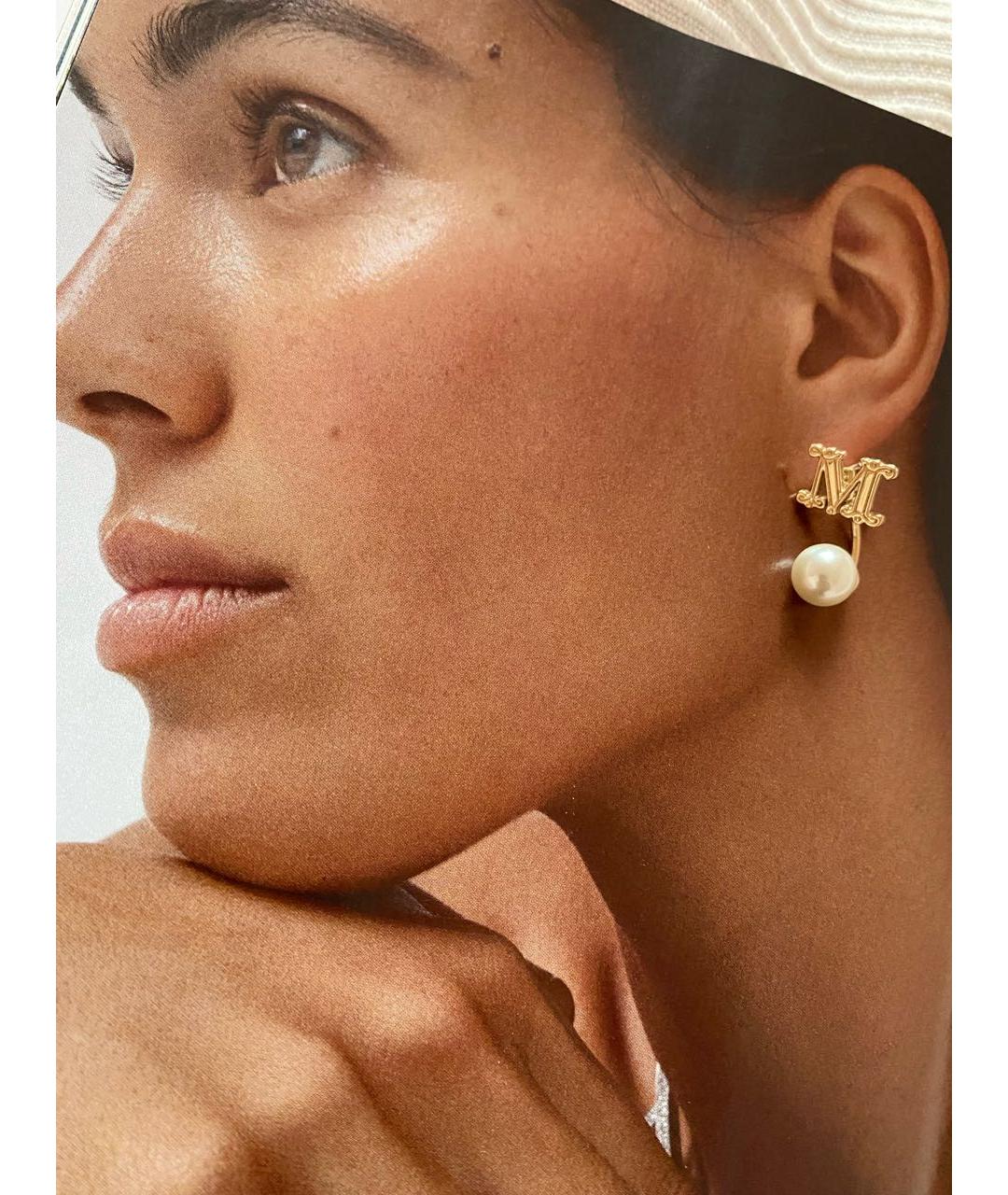 MAX MARA Золотые серьги, фото 3