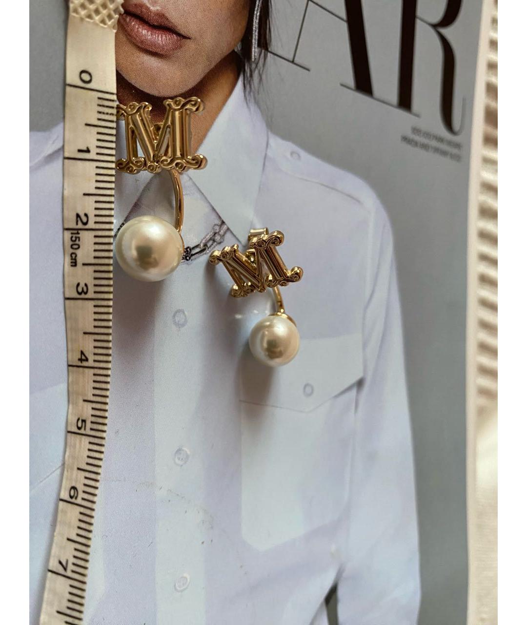 MAX MARA Золотые серьги, фото 2