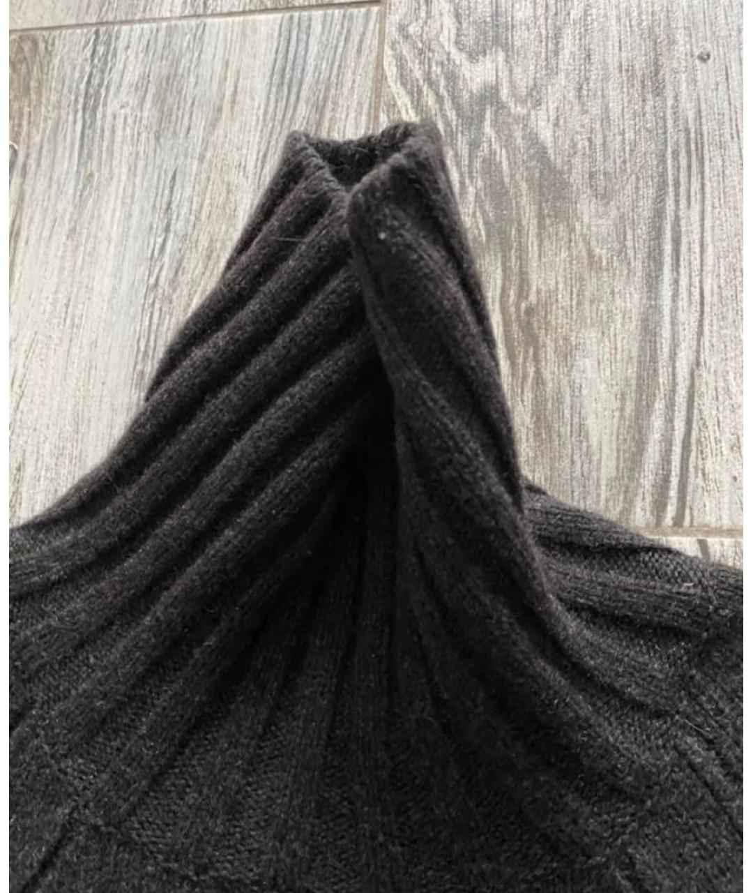 CELINE Черный шерстяной джемпер / свитер, фото 4