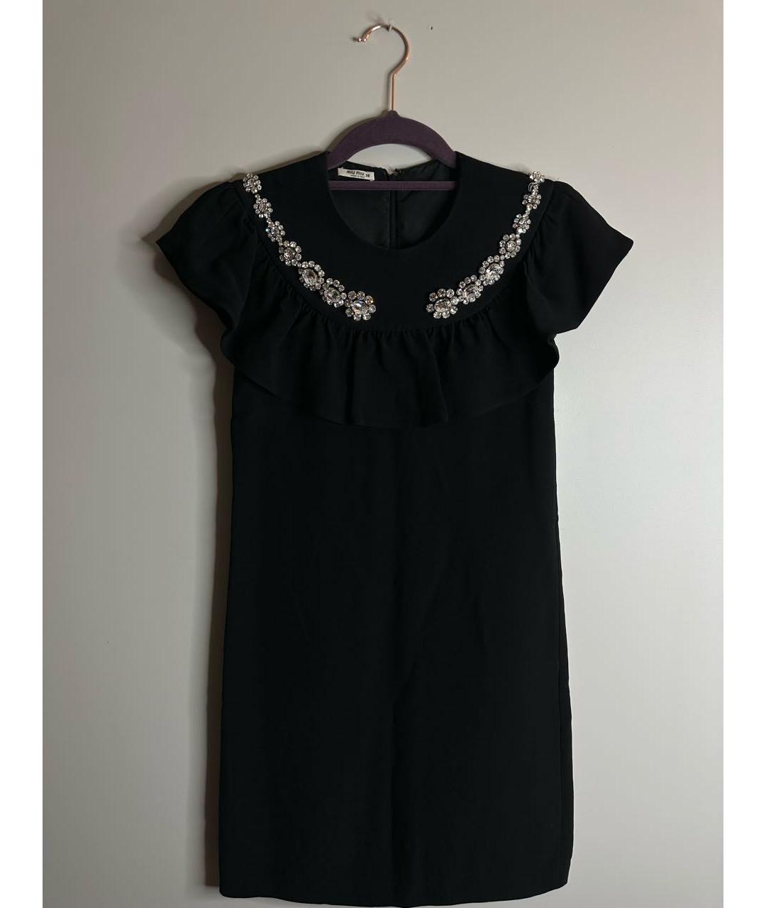 MIU MIU Черное коктейльное платье, фото 6