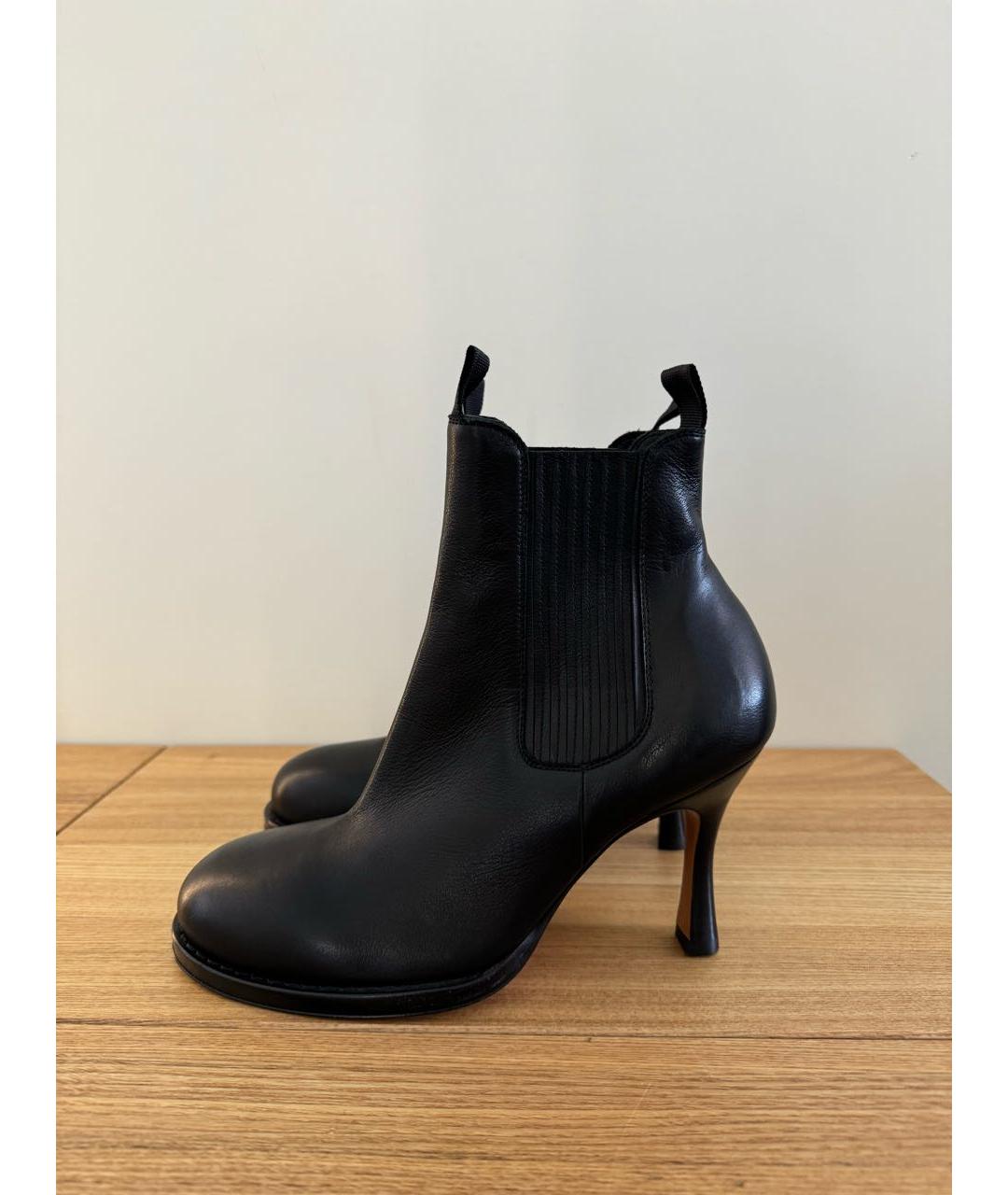 CELINE Черные кожаные ботинки, фото 5