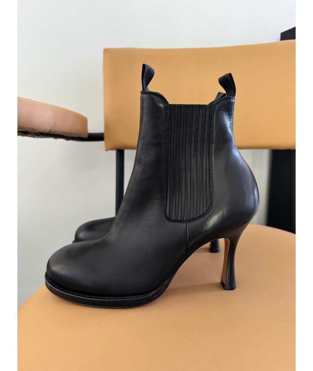 CELINE Черные кожаные ботинки, фото 7