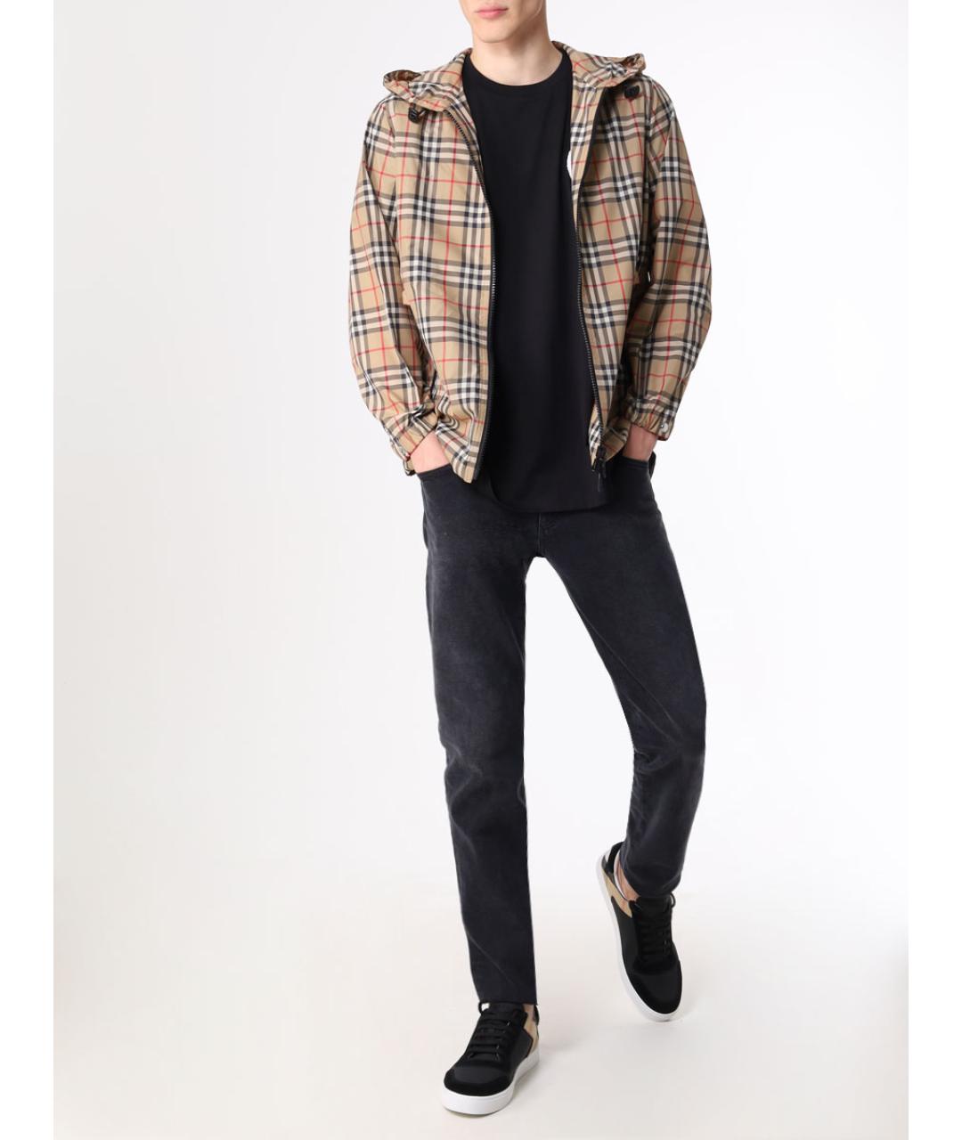 BURBERRY Черная футболка, фото 2
