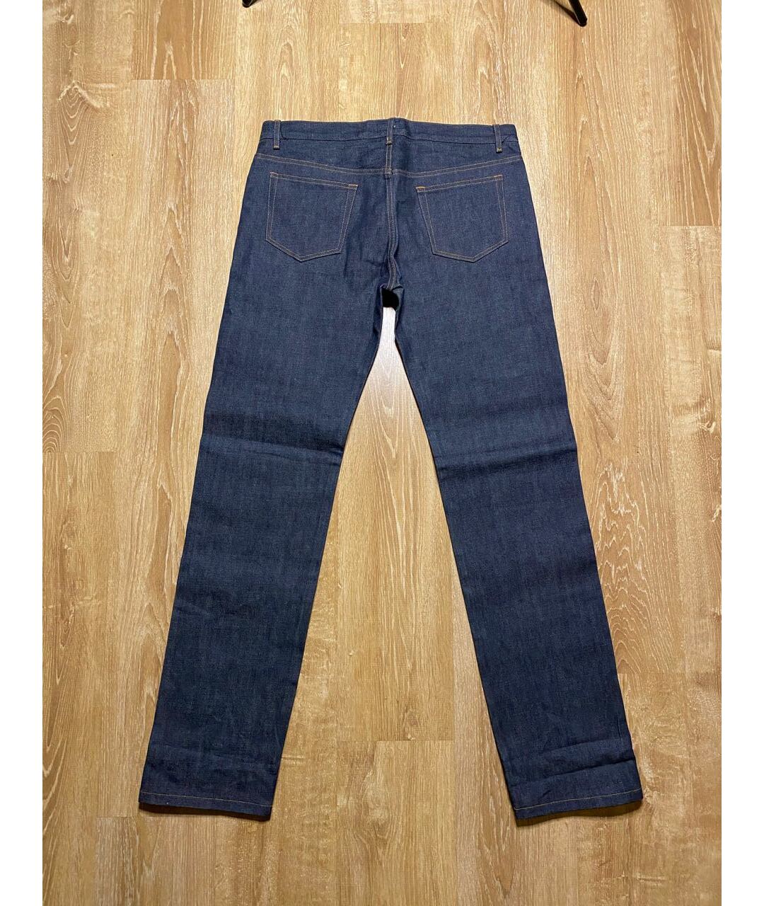 A.P.C. Антрацитовые хлопковые прямые джинсы, фото 2