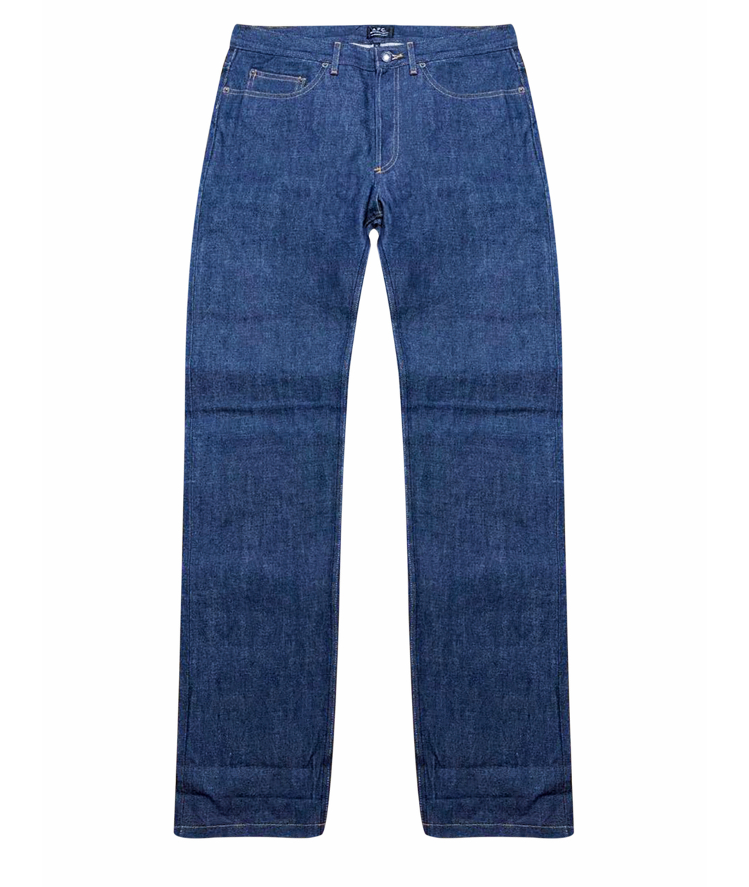 A.P.C. Антрацитовые хлопковые прямые джинсы, фото 1