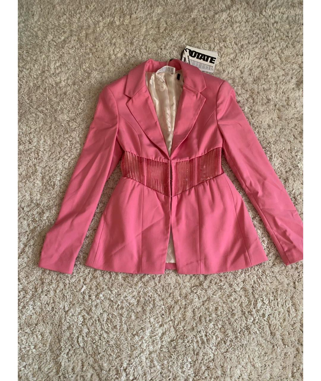 ROTATE Розовый жакет/пиджак, фото 3