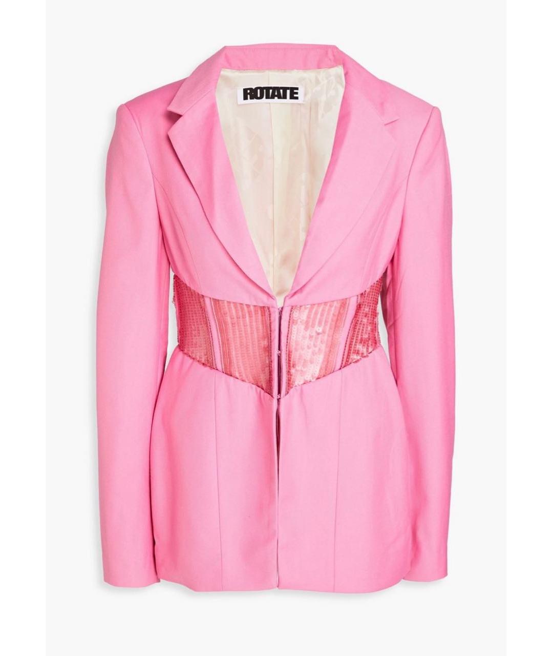 ROTATE Розовый жакет/пиджак, фото 9