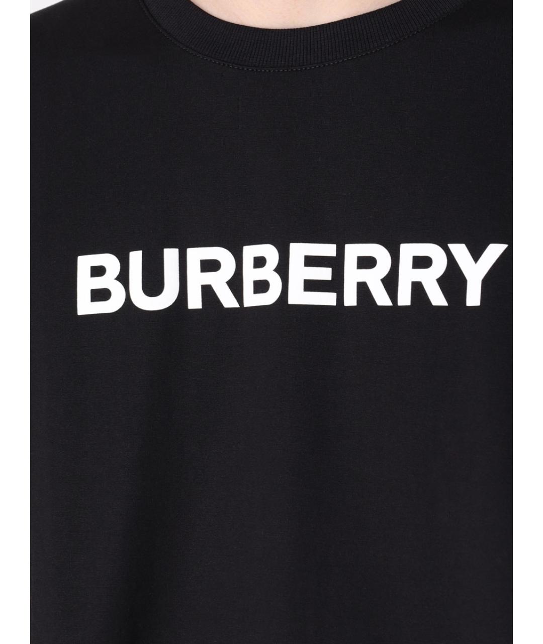 BURBERRY Черная футболка, фото 5