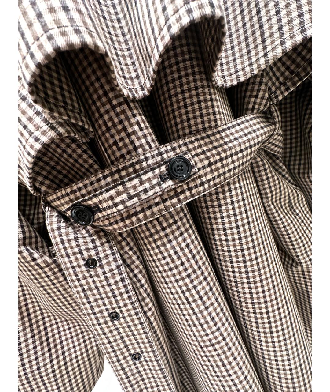 CELINE Бежевый шерстяной тренч/плащ, фото 3