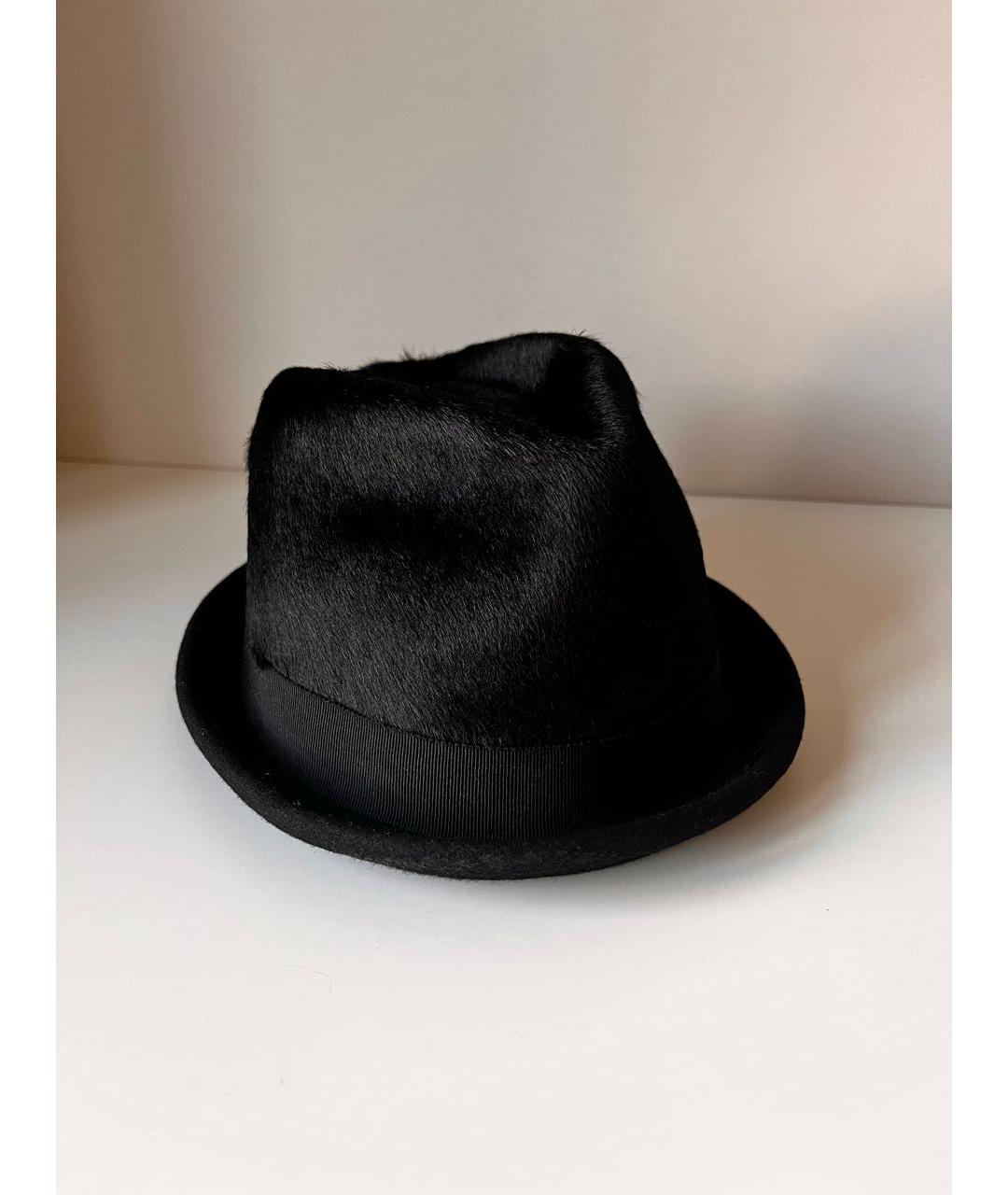 DSQUARED2 Черная кожаная шляпа, фото 7