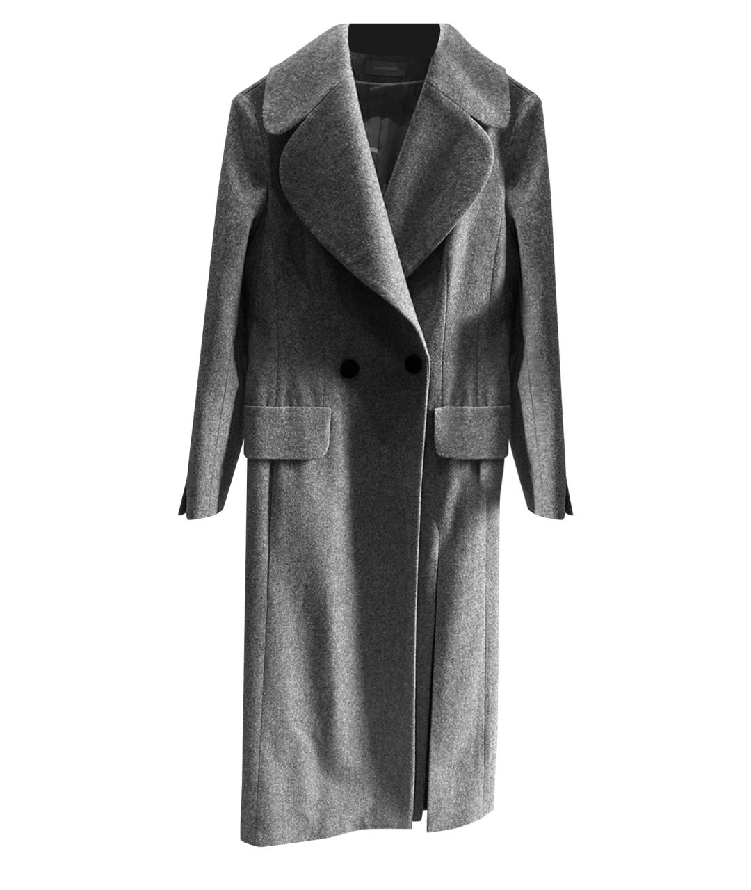 GRAVITEIGHT Серое шерстяное пальто, фото 1