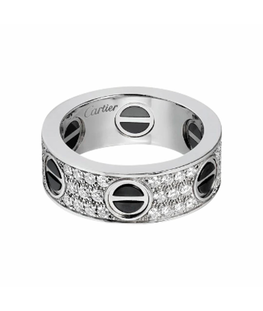 CARTIER Белое кольцо из белого золота, фото 1