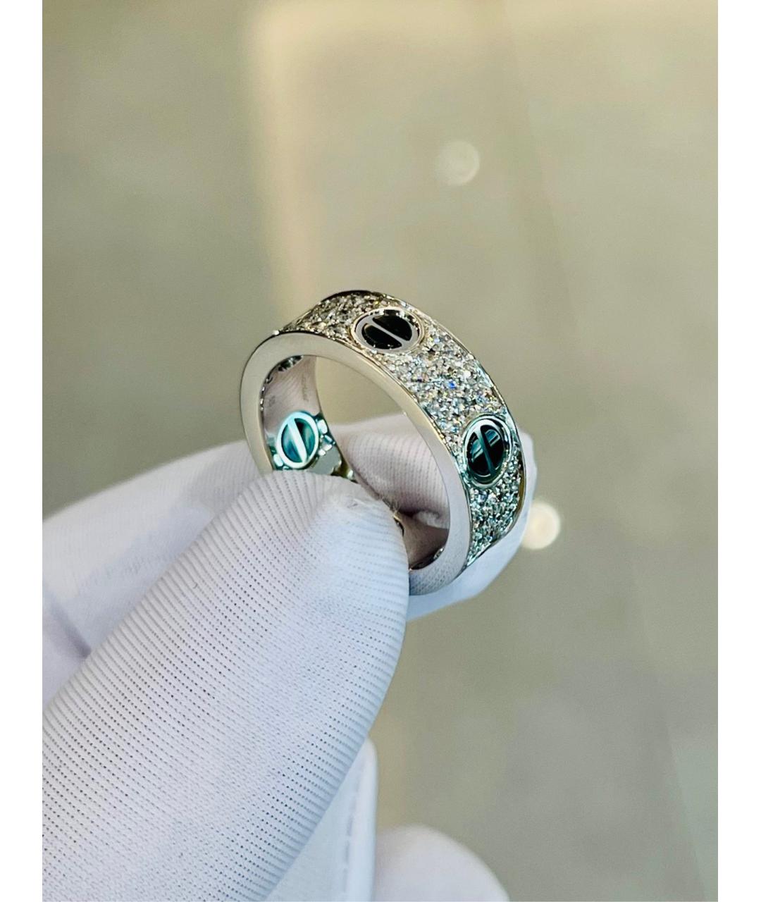 CARTIER Белое кольцо из белого золота, фото 2