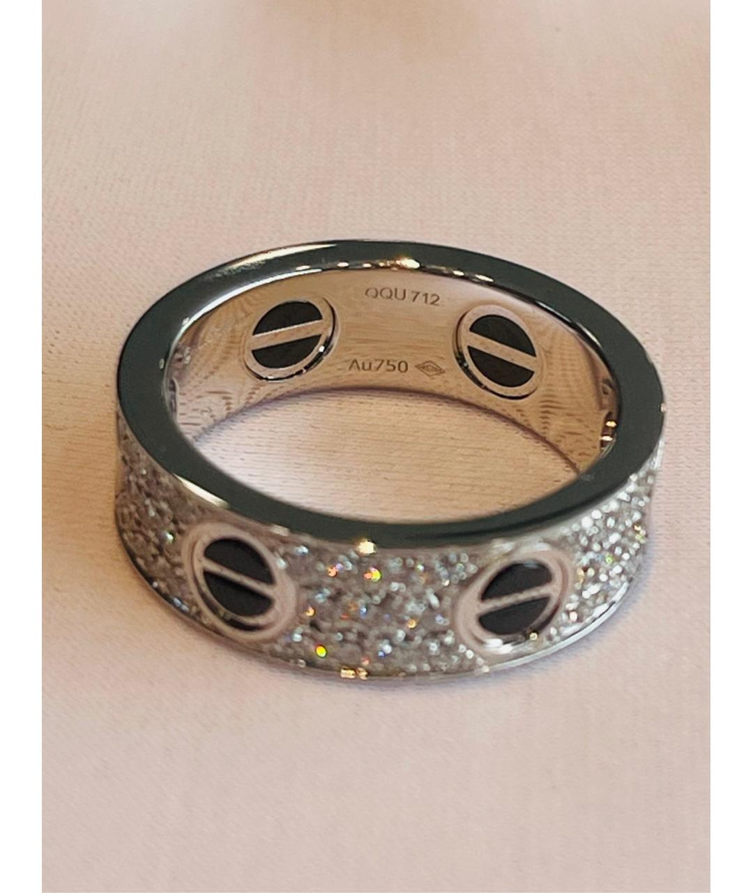 CARTIER Белое кольцо из белого золота, фото 4