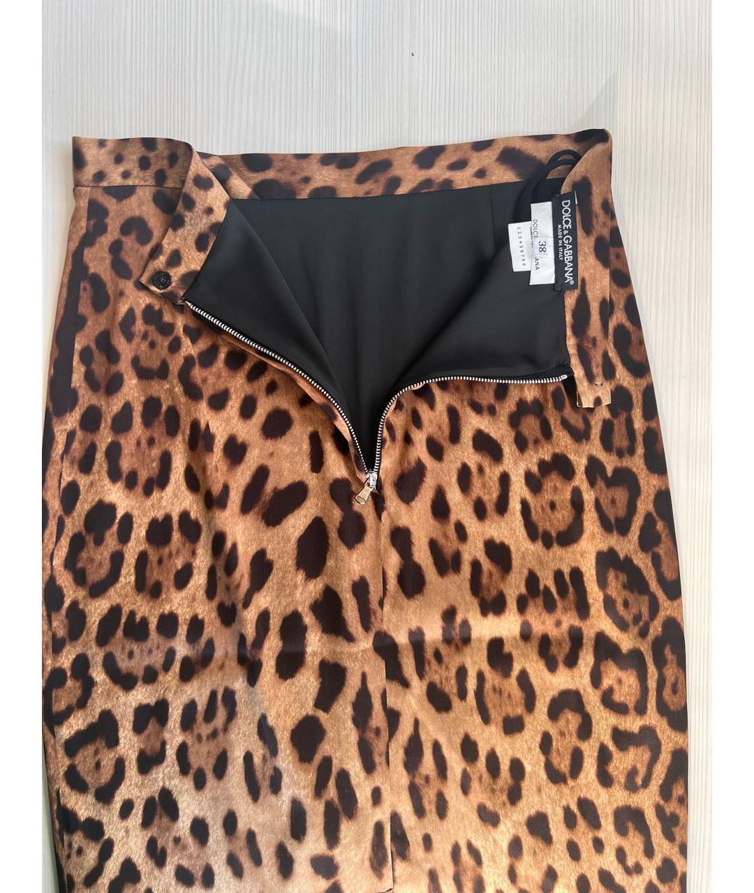DOLCE&GABBANA Шелковая юбка миди, фото 3