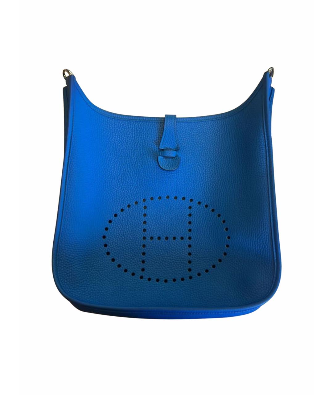 HERMES PRE-OWNED Синяя кожаная сумка через плечо, фото 1