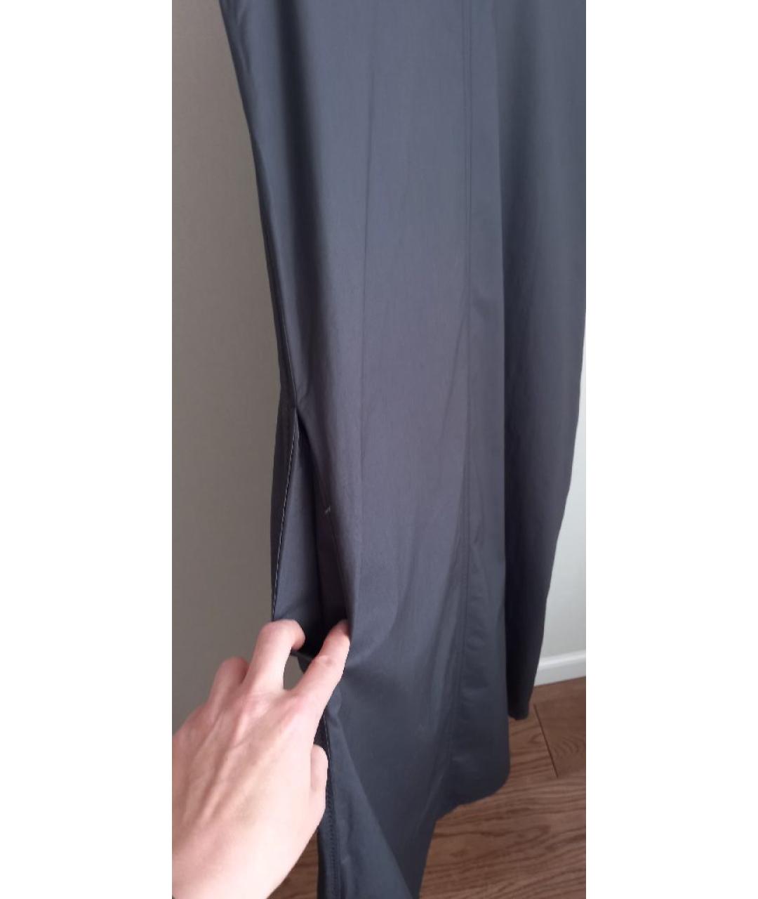 COS Антрацитовый хлопковый сарафан, фото 7