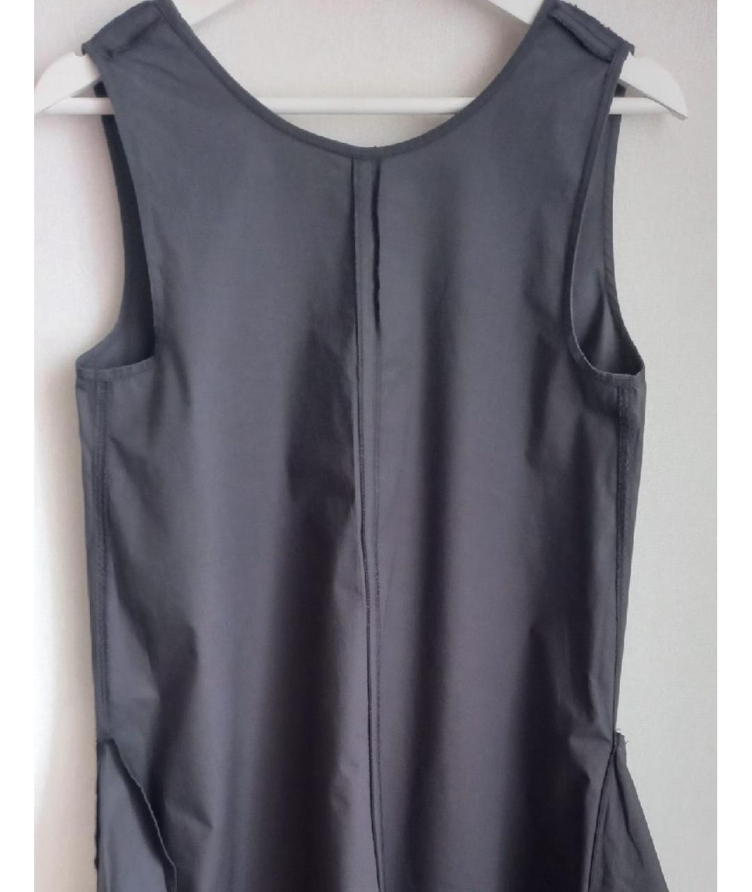 COS Антрацитовый хлопковый сарафан, фото 3