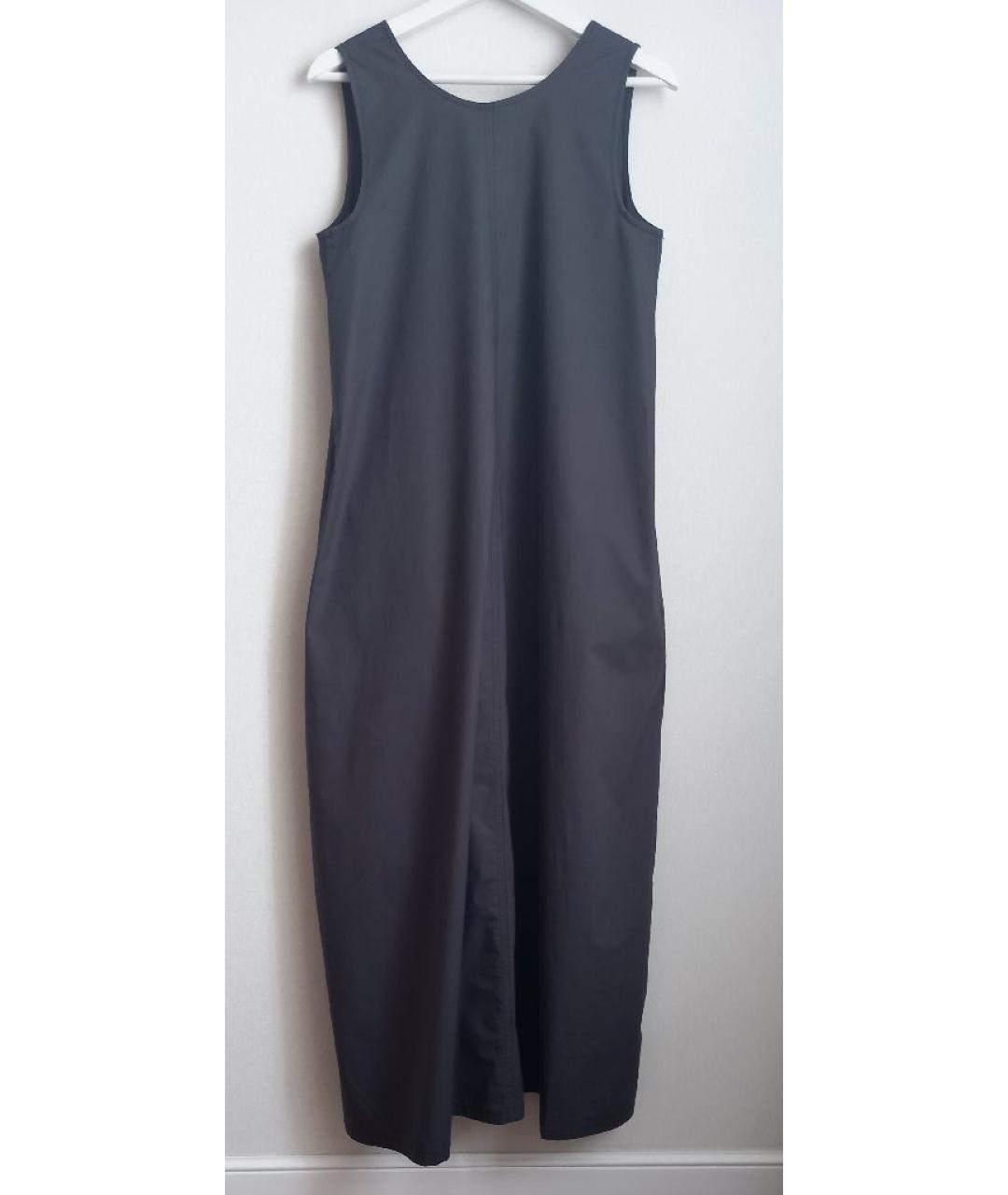 COS Антрацитовый хлопковый сарафан, фото 2