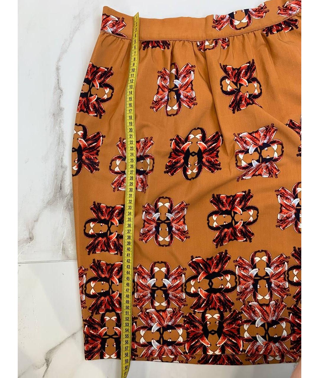 M MISSONI Оранжевая юбка миди, фото 4