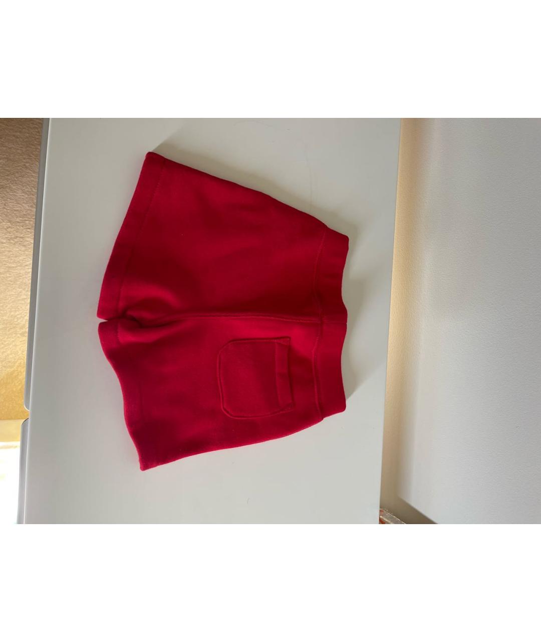 RALPH LAUREN Красные хлопковые детские шорты, фото 2