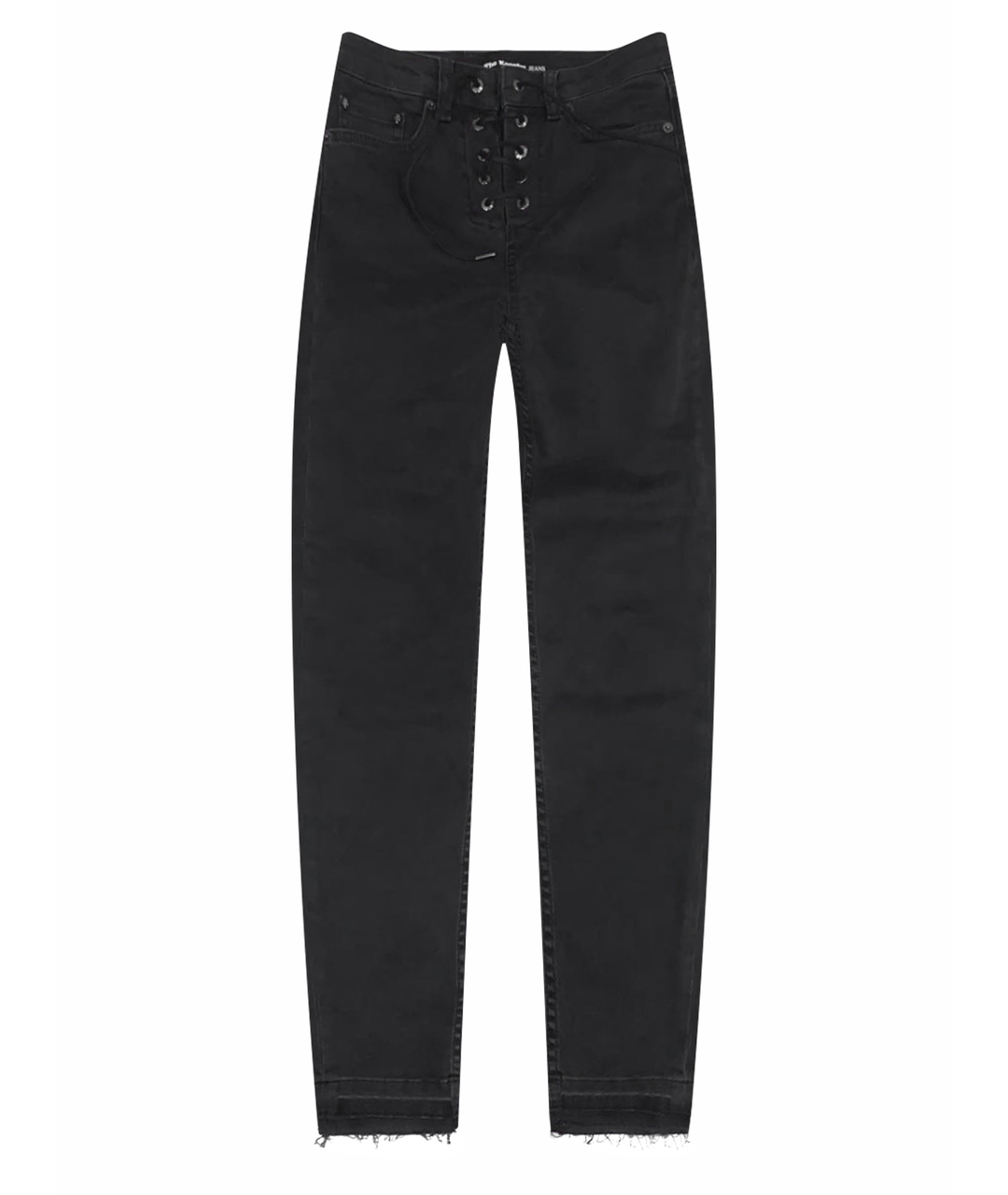 THE KOOPLES Черные хлопко-эластановые джинсы слим, фото 1