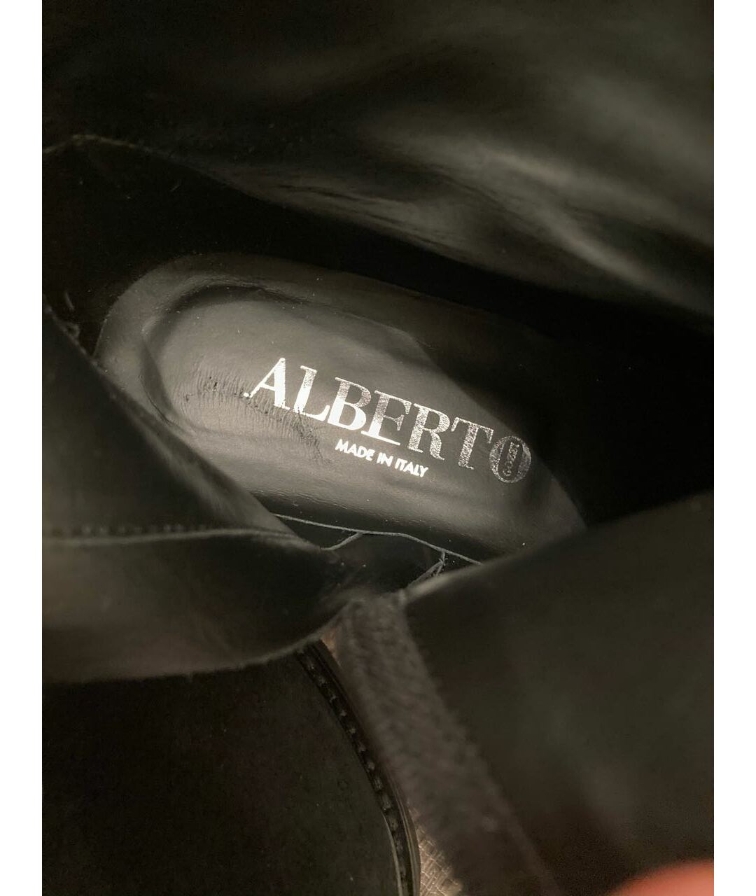 ALBERTO GOZZI Черные замшевые ботинки, фото 5