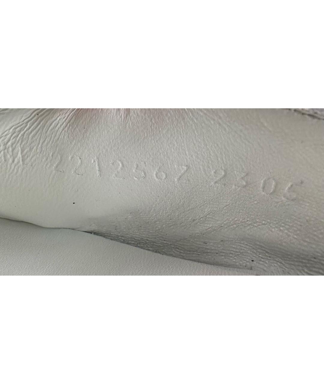 HERMES Белые кожаные мюли, фото 8
