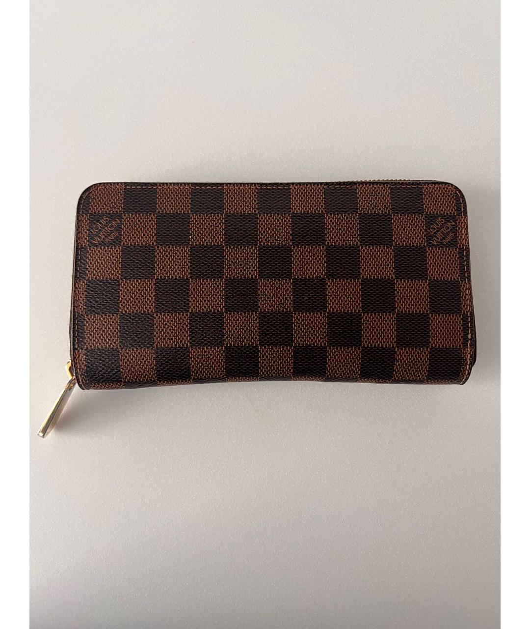LOUIS VUITTON Коричневый кошелек, фото 2