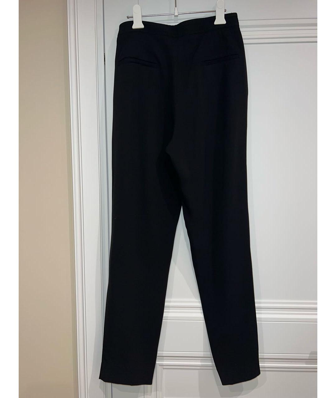 SANDRO Черные вискозные прямые брюки, фото 2